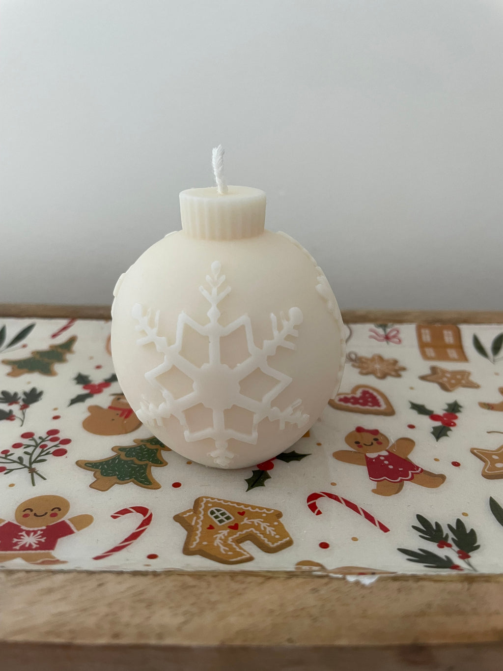 Bougie BOULE DE NOËL